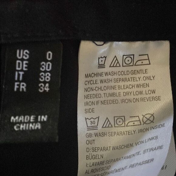 H by Holston women’s mixed media pants, faux leather Size 0 - Picture 5 of 5